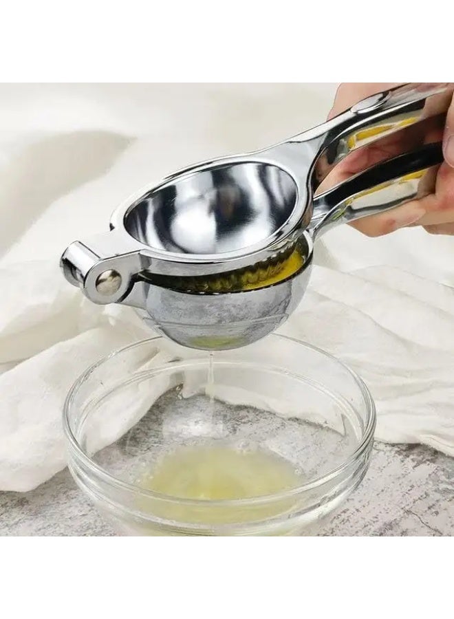 Manual Stainless Steel Lemon and Citrus Squeezer - Ergonomic and Durable Design 20 cm - Image 2